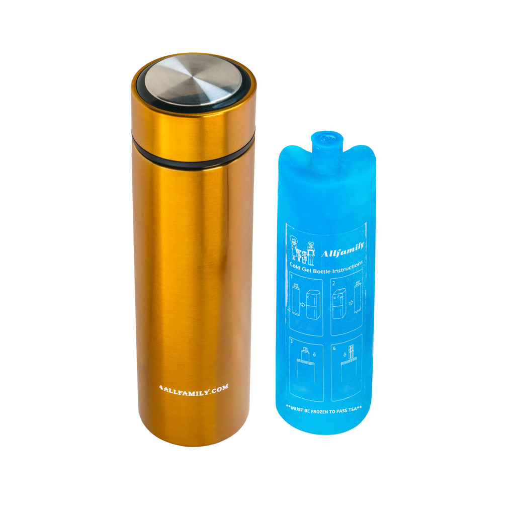 4AllFamily Australia Nomad Portable Cooler for Insulin & Medications - Gold Color