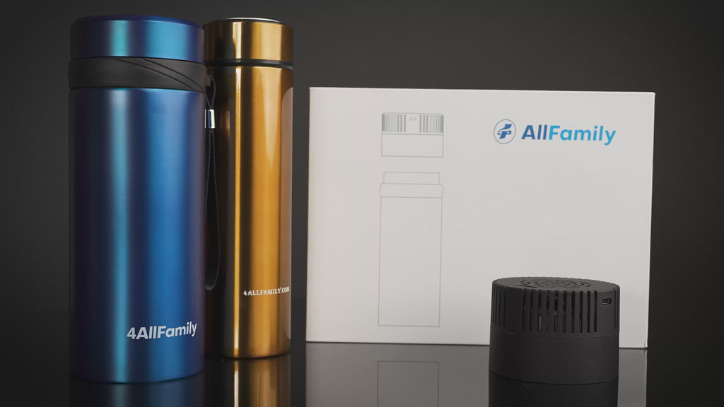 4AllFamily Australia Nomad Portable Cooler for Insulin & Medications - Blue and Gold - Product video 