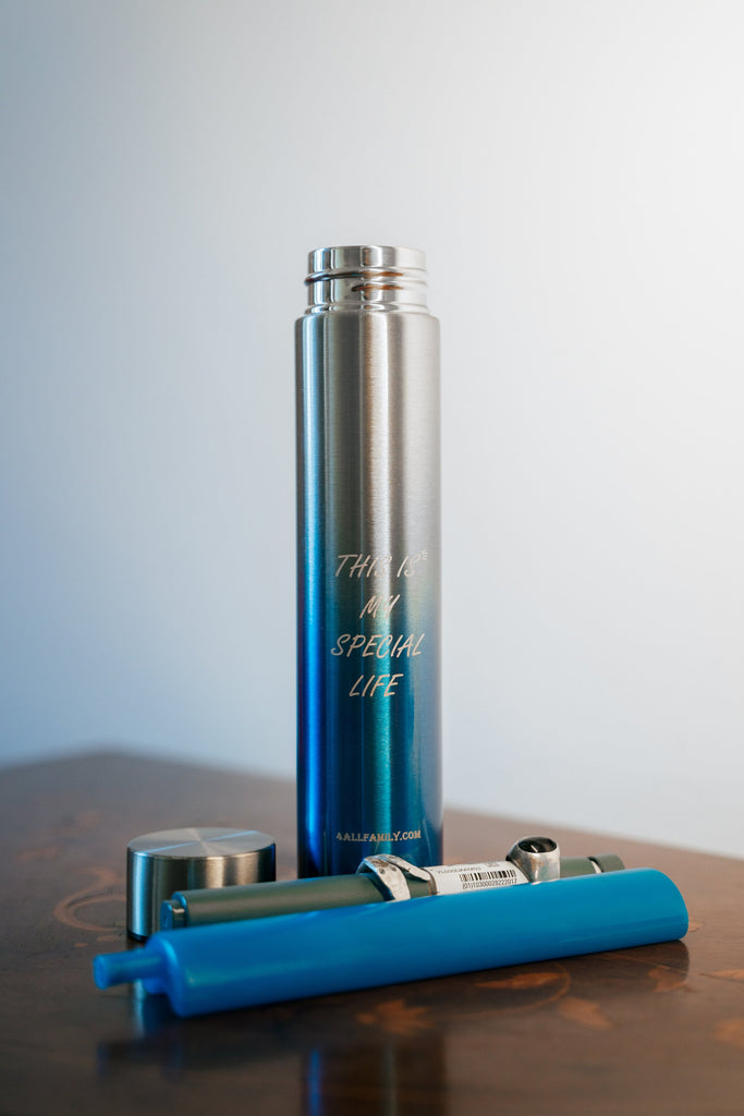 4AllFamily Australia Rambler Small Insulin Pen Travel Case - Blue Color - Open